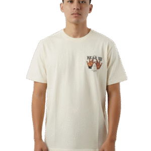 Beige Printed T-Shirt